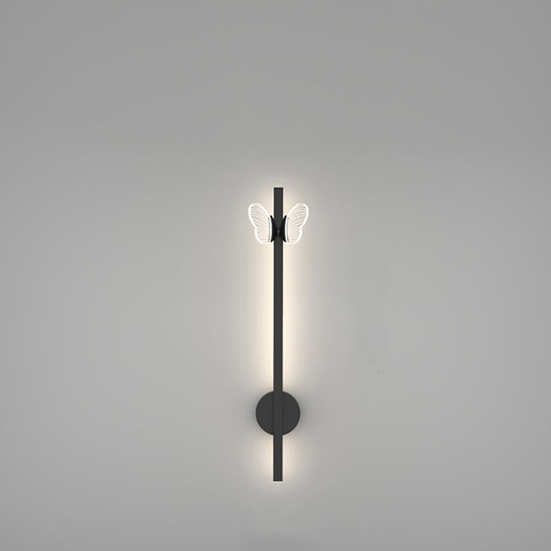 Linear Shape Metal Wall Lights Modern Style 2 Light Wall Mounted Light Fixtures