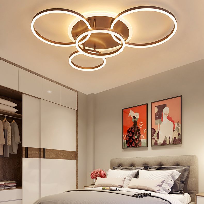 Creative Simple Semi Flush Mount Ceiling Light for Living Room Dining Room