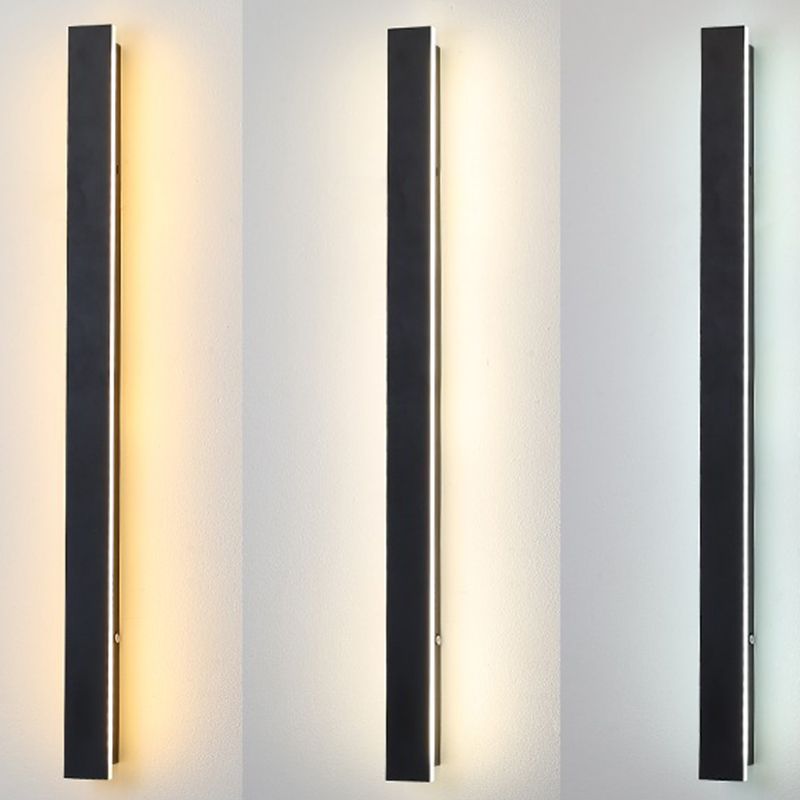 Streifenformwand montieren leichte moderne LED -Wandleuchten mit Acrylschatten für Schlafzimmer