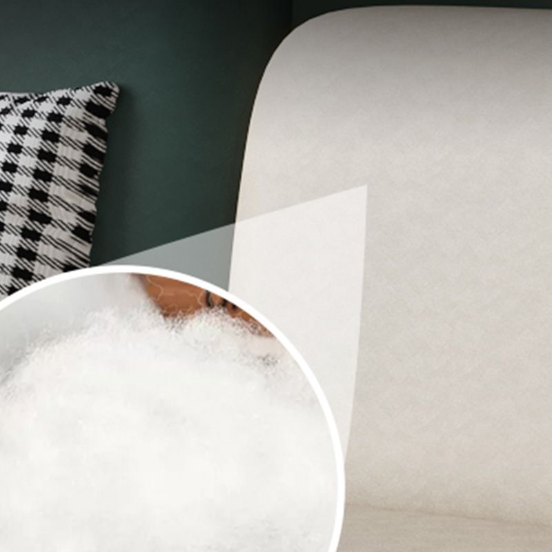 Contemporary Armless Cotton Blend Sofa Bed in Green with 2 Pillows