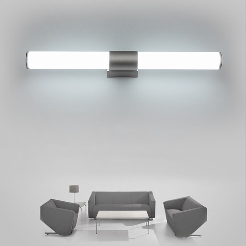 Simplicity Cylindrical Wall Light Sconce Acrylic Wall Light Fixtures for Bathroom