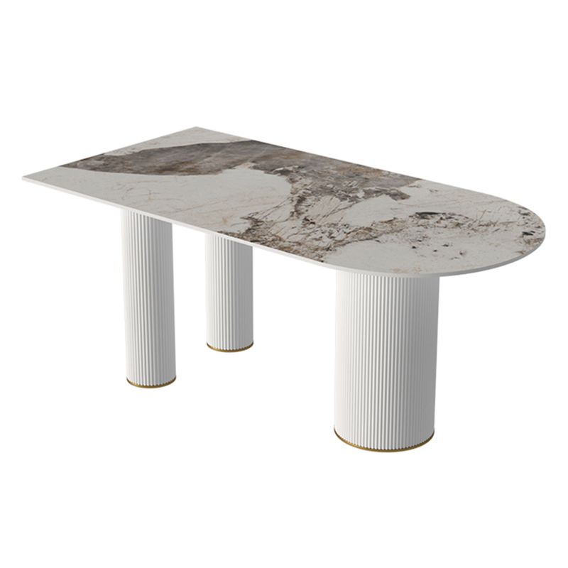 Free Form Stone Dining Table Modern Dining Table for Kitchen