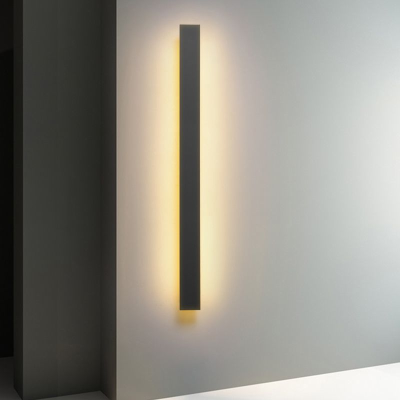 Moderner minimalistischer Stil linearer Wandleuchten Iron 1 leichte Leuchten