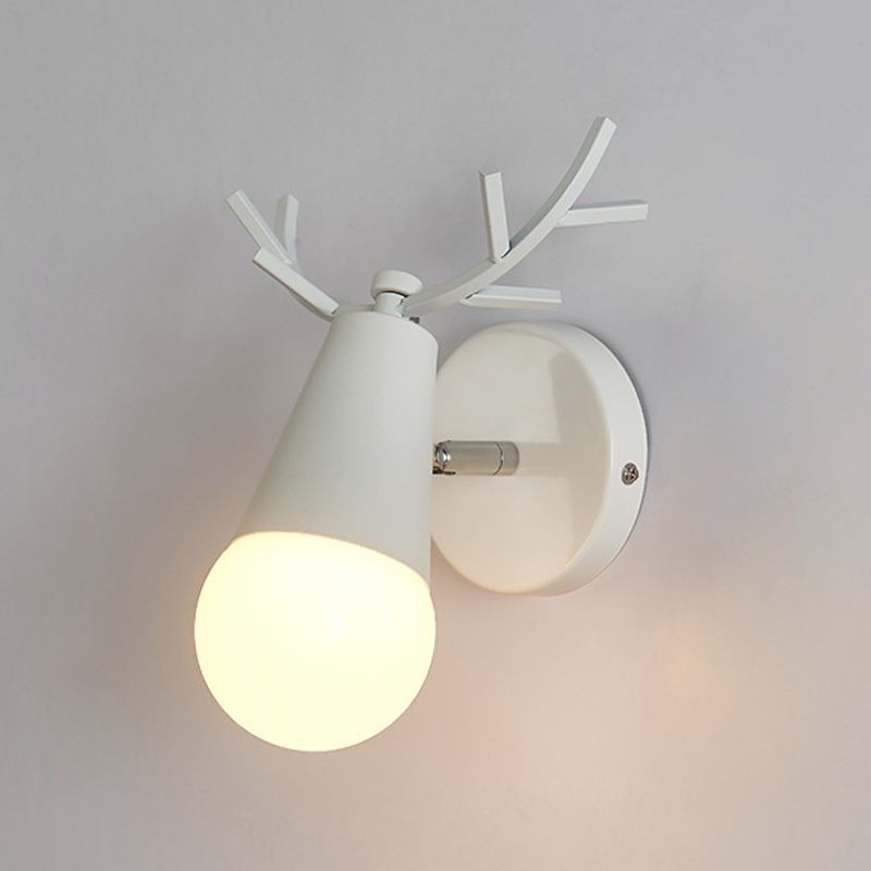 Lampade per lampada a parete singola per salotto per soggiorno per salotto per la camera da letto per soggiorno a parete Nordic Macron Macron Antler Sconce per soggiorno
