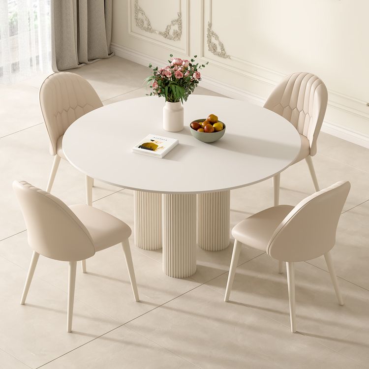 1/5 Piece Stone Top Contemporary Style Dining Room Chair Set