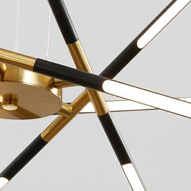 Luci a sospensione a sospensione in metallo Lampade sospese contemporanee per soggiorno