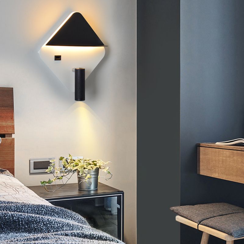Geometry Shape Metal Wall Lighting Ideas Modern Style Wall Mounted Lighting
