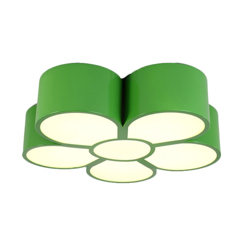 Gelb/Rot/Rosa Blumendecke Beleuchtung Kinder Stil Acryl LED Unterputz Halterung für Wohnzimmer