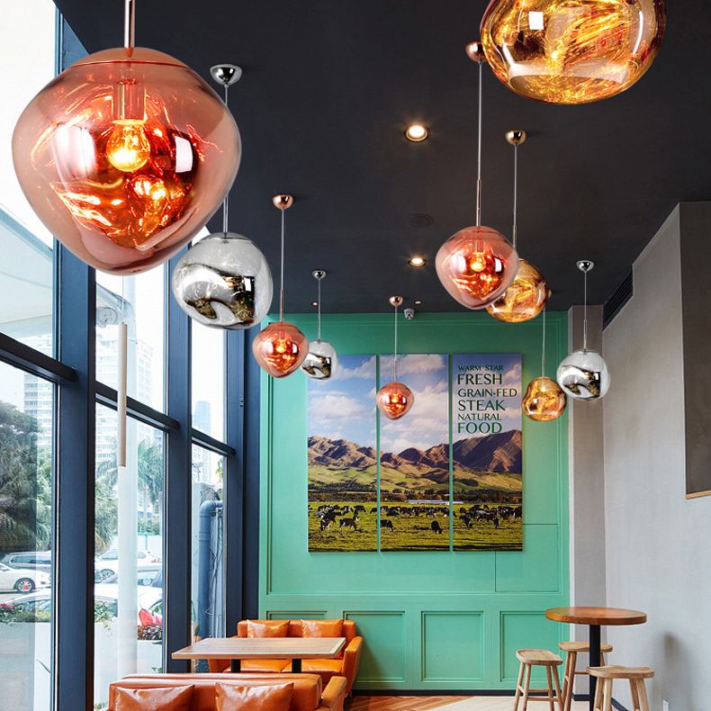 Lava Globe Hanging Light Novel minimalistische Acryl 1-Licht-Anhänger für das Restaurant