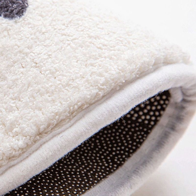 Rapis géométrique à damier tapis intérieur Tacon résistant au tapis de support non glissant pour le salon