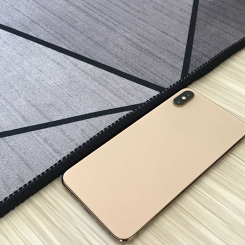 Gray Contemporary Carpet Blending Graphic Carpet Stain Resistant Carpet for Drawing Room