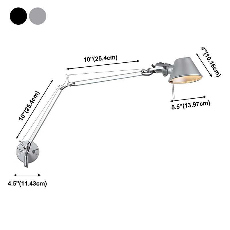 Metall moderne verstellbare Wandleuchte eine blubwand montierte Leuchte für Wohnzimmer