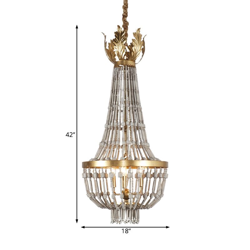 Forme d'empire de brin de bois