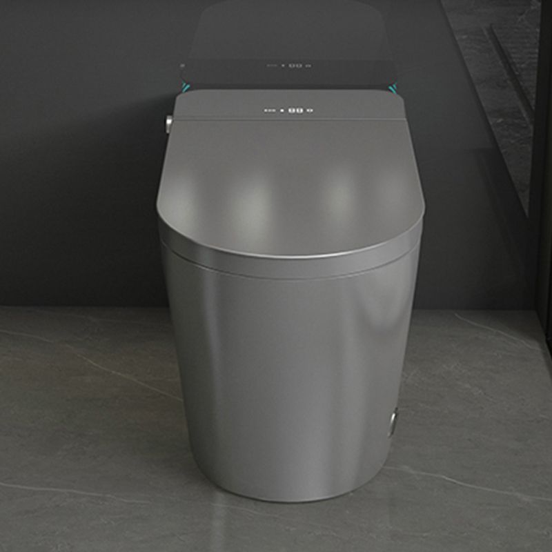 Modern Floor Mounted Flush Toilet Siphon Jet Urine Toilet with Heated Seat for Washroom