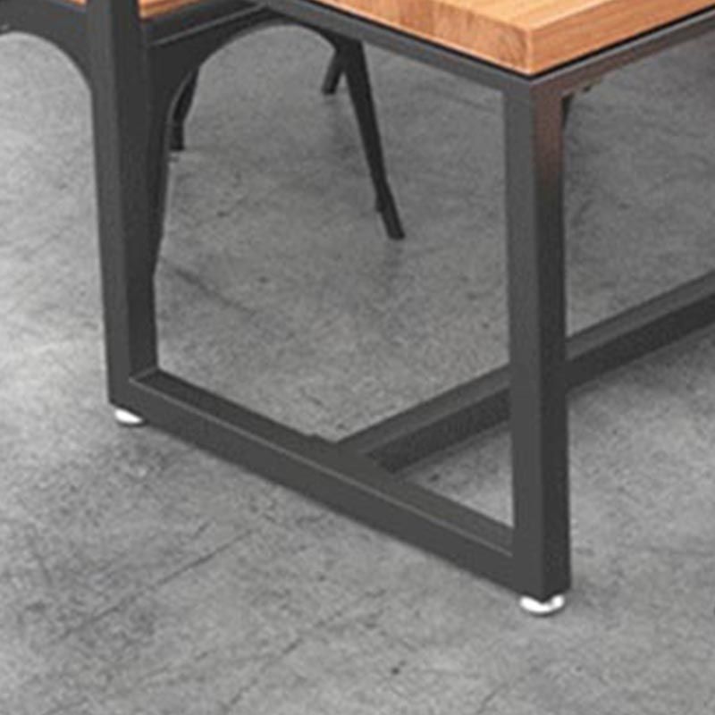 1/5 Pieces Dining Set Industrial Solid Wood Dining Table Set for Home Use