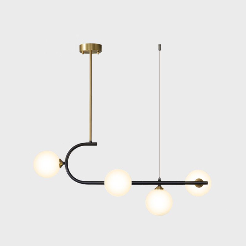 Linear Hanging Pendant Lights Contemporary Glass Ceiling Pendant Light