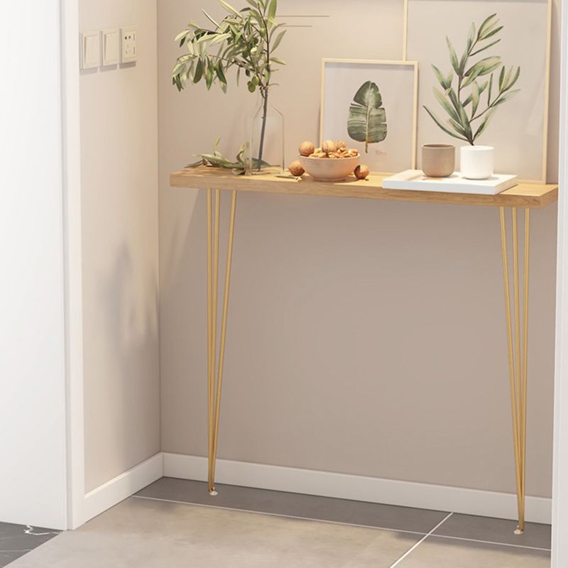 Rectangle Shape Contemporary Console Table Natural Console Sofa Table