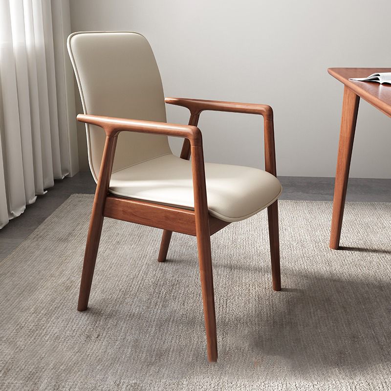 Silla de estilo moderno sillones de comedor con patas de madera para cocina