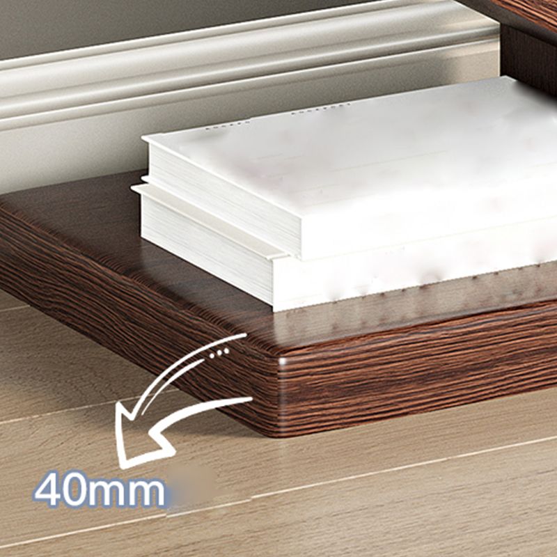 Geometry Rubberwood Bookshelf Modern Bedroom Bookcase with Shelf 22" W X 12" D