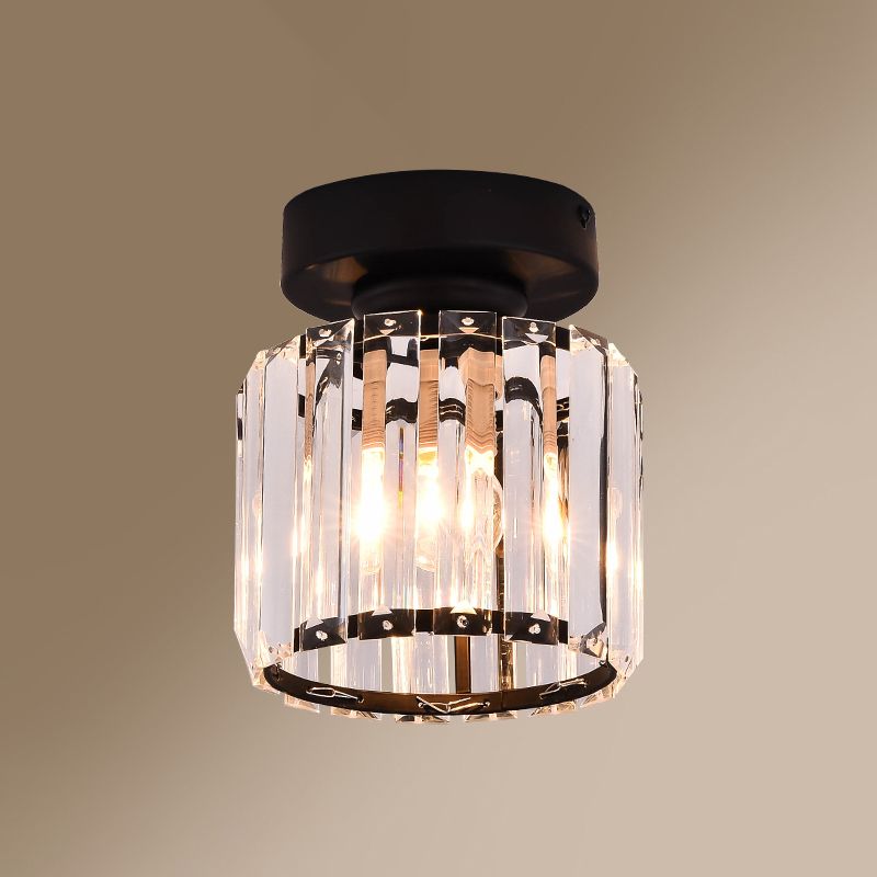 Luminaire à chasse d'eau contemporain Crystal 1 Lumières Lumières à chasse d'eau pour le salon