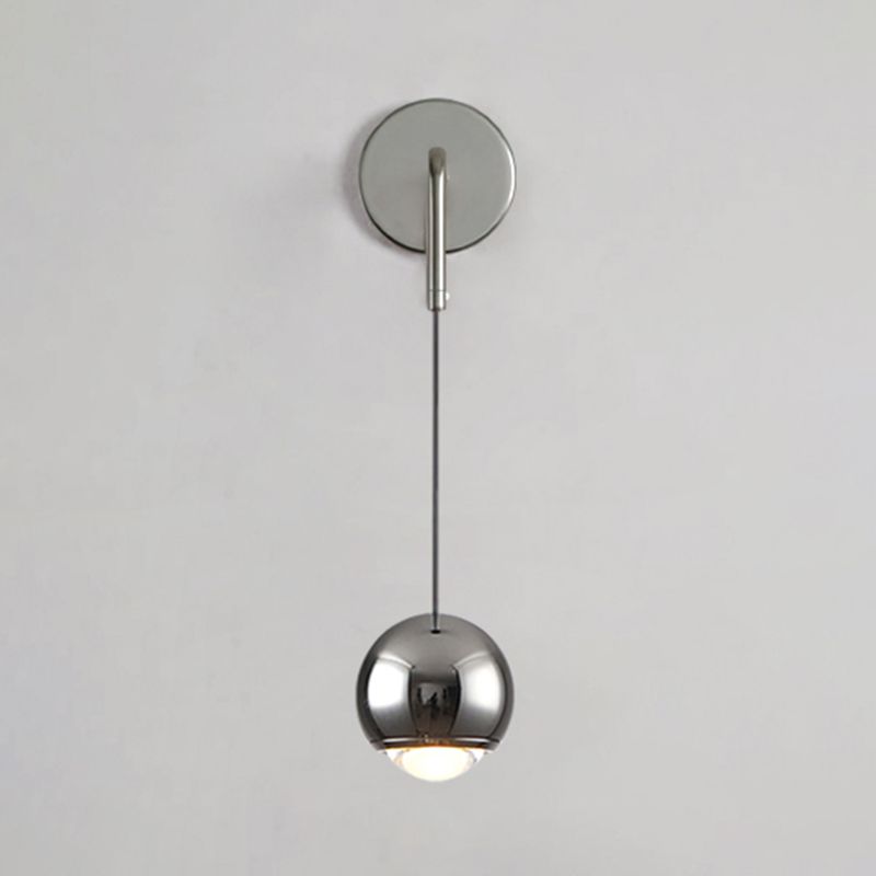 Modernism Wall Sconce Globe Sconce Lighting with Metal for Bedroom