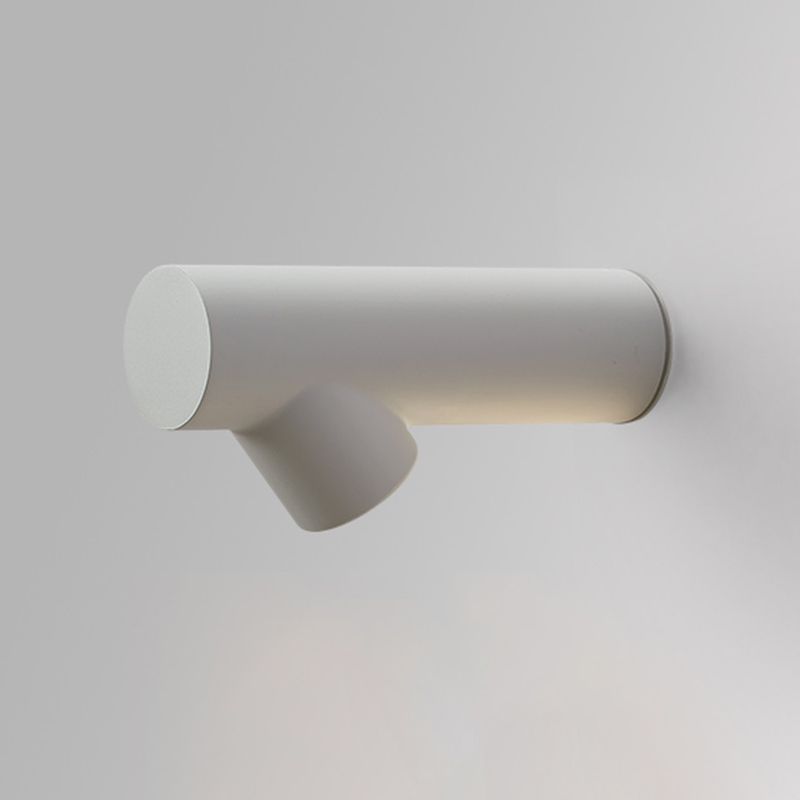 Aluminum LED Wall Fixture in Black / White Finish Modern Wall Spotlight