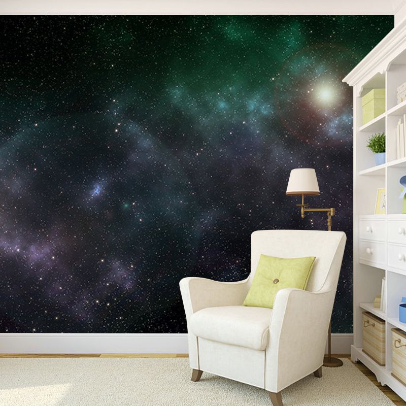 Starry Sky Resistant Mural Wallpaper Environment Friendly Sleeping Room Wall Mural