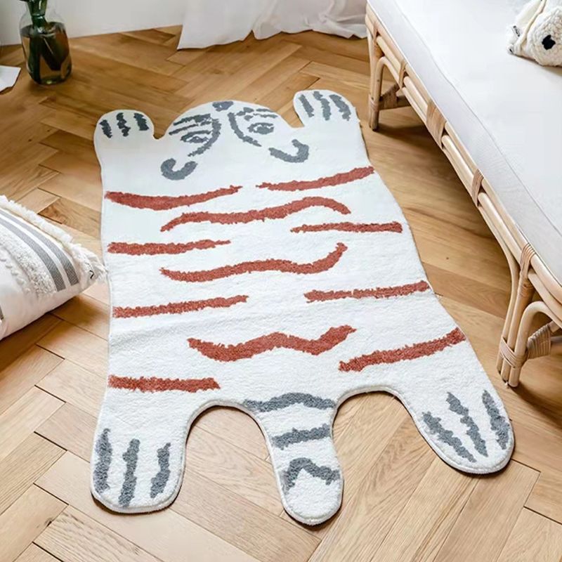 Nieuwheid Tiger Gedrukt Rug Polyester Indoor Tapijt Non-slip ruggebied Tapijt voor woonkamer