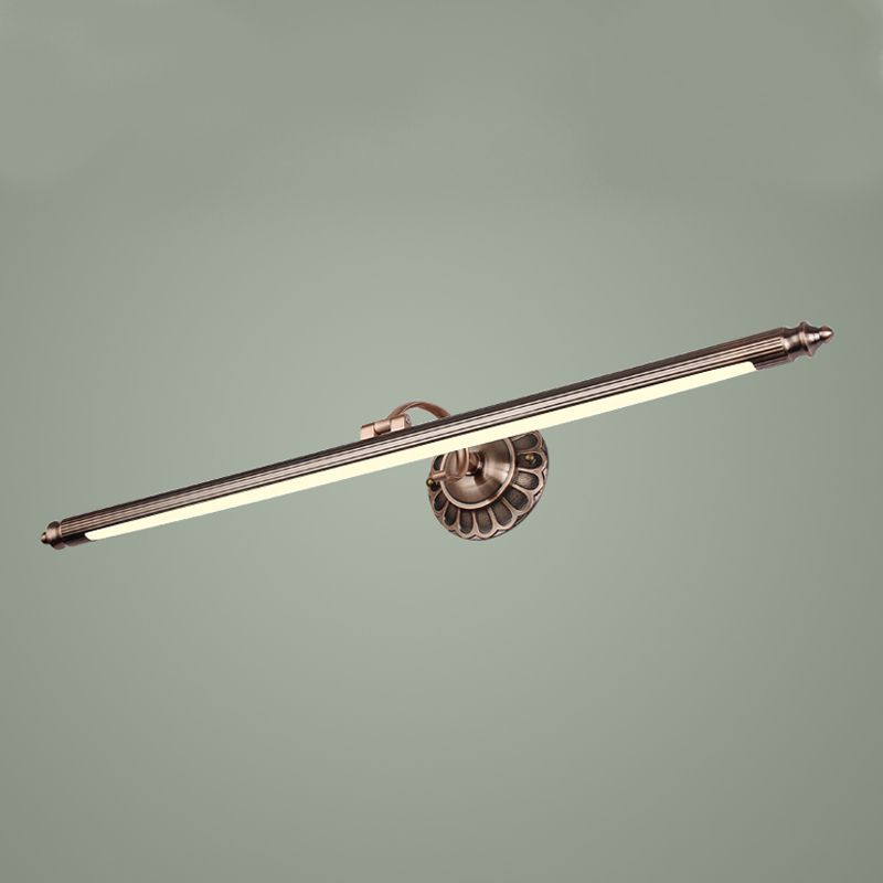 Éclairage de vanité linéaire métal