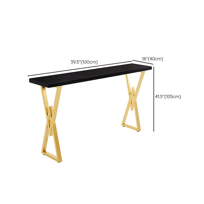 Modern Style Solid Wood Bar Table Set 1/2/5 Pcs Rectangular Pub Set for Indoor