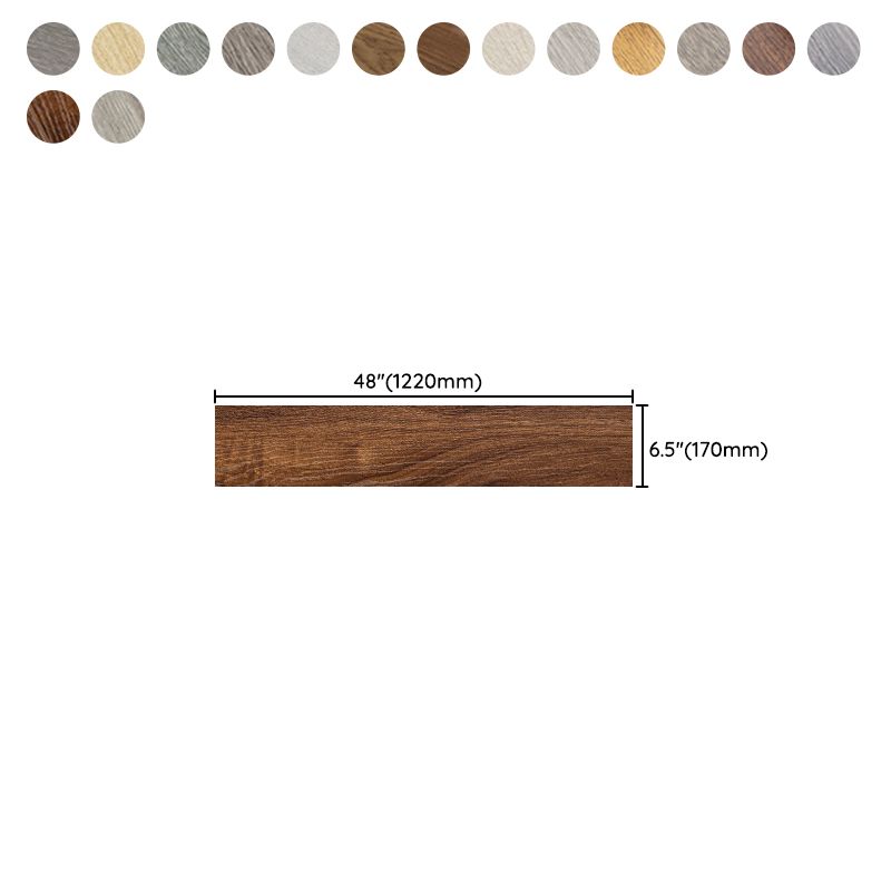 Slip Resistant Laminate Floor Waterproof Solid Color Laminate Plank Flooring
