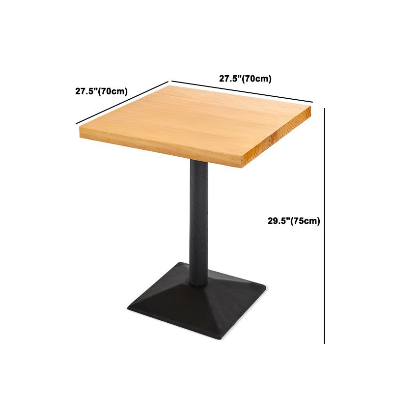 Industrial Rectangle Table Set 1/2/3 Pieces Dining Set for Restaurant