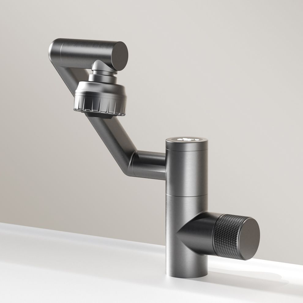 Adjustable Basin Lavatory Faucet Knob Handle Modern Bathroom Faucet