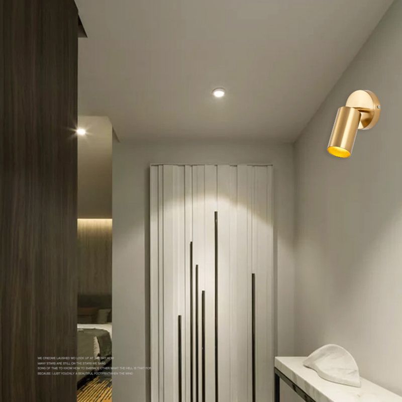 1-Light Metal Sconce Lighting Fixtures Modern Style Wall Sconce Lamp for Bedroom