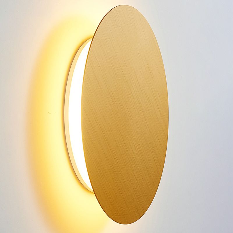 Circle Sconce Light Fixture Modern Style LED Metal Wall Sconce Lighting