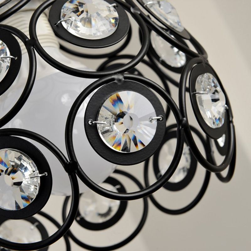 Accoglienza a ciondolo a ciondolo Globe Simplicity Crystal Crystal Dinning Room a sospensione Luce a sospensione