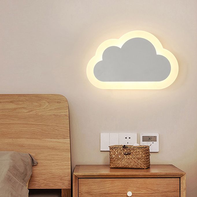Cloud Sconce Light Fixture Nordic Style Metal LED Wall Lighting Fixture for Bedroom