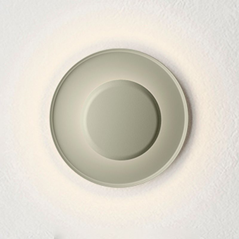 Modernism Disk Flush Mount Metal LED Ceiling Light Fixture for Bedroom