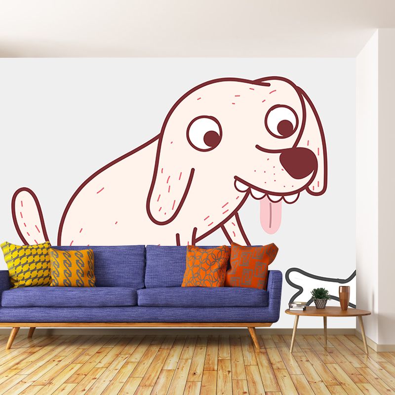 Illustration Environment Friendly Mural Wallpaper Cartoon Animals Indoor Wall Mural