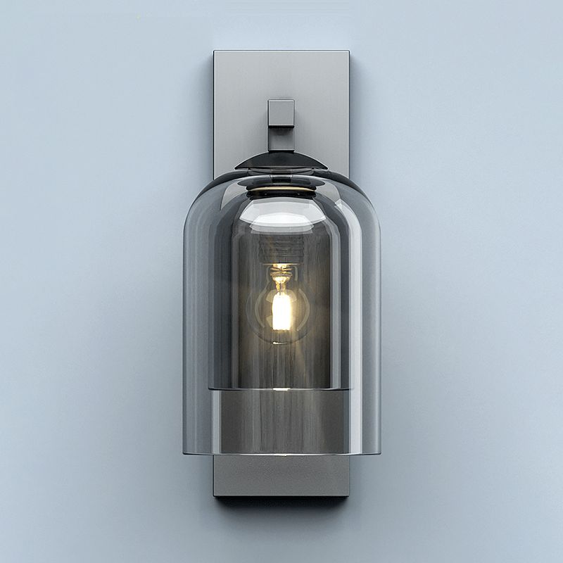 Funzione da parete del cilindro moderno SCONCI DI GLAGGIO MOLTO MOLTO MOLTO LAIGHT PER SALLO