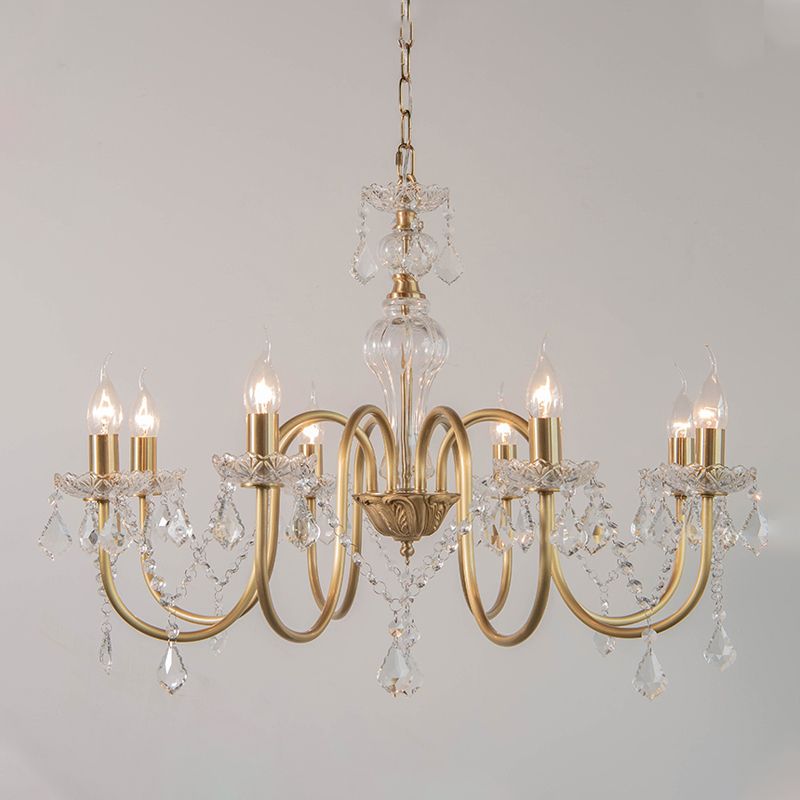 American Style Vertical Hanging Chandelier Light Crystal Chandelier Light Fixtures