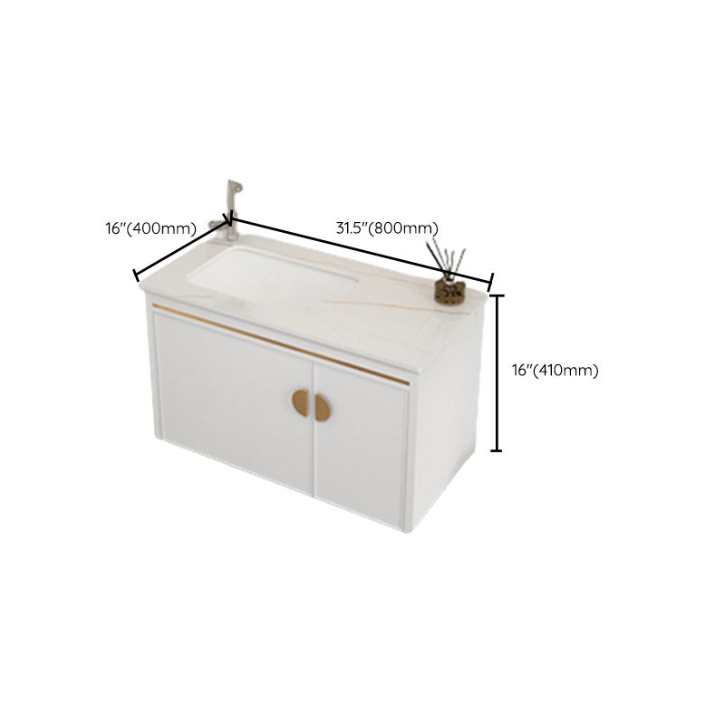 Gorgeous Sink Cabinet Free-standing Standard Space Saver Vanity with Mirror