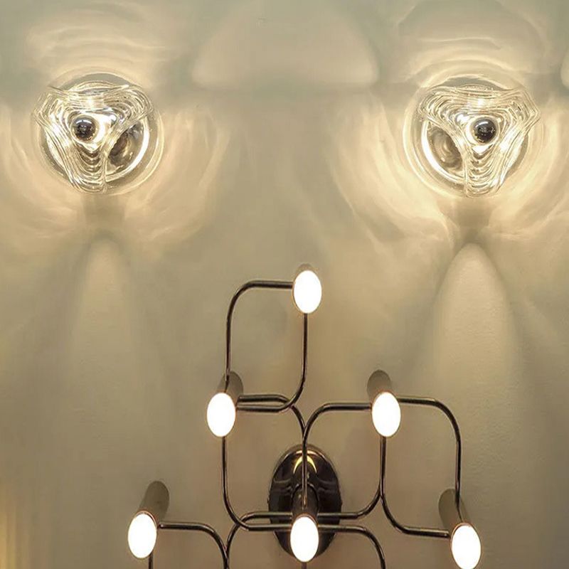 Contemporary Glass Shade Wall Lighting Ideas 1-Light Wall Sconce Lighting