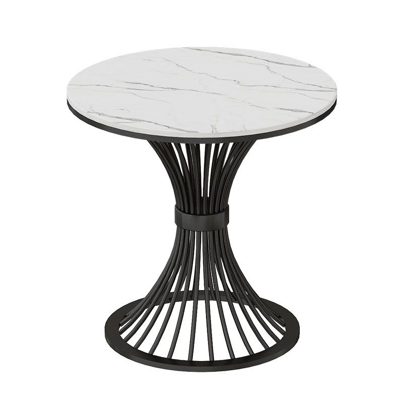 Modern Style Dining Table Sintered Stone Round Table for Dining Room