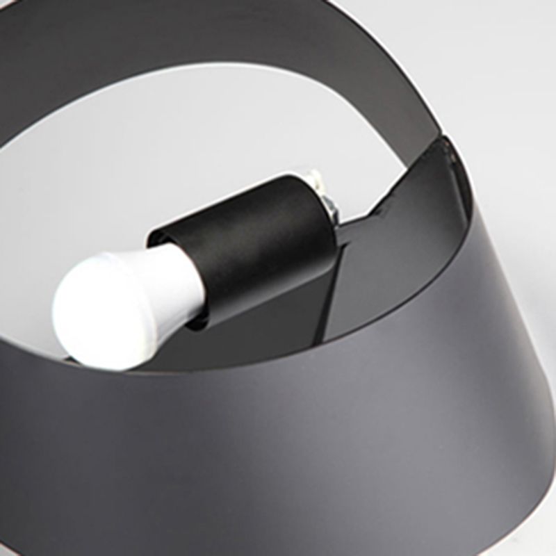 Arte Decor-Light Light Light Lightstand Light Storning Curved Light con tonalità metallica