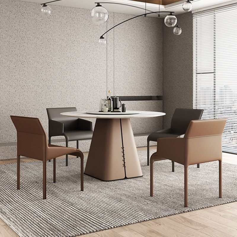 Modern 1/3/5 Pieces Dining Set Rectangle White Dining Table Set for Home Use
