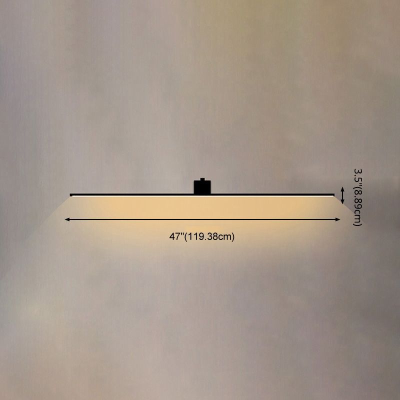 LED Metall Wandleuchte Lampe Einfache moderne linienförmige Innenwandmontageleuchte