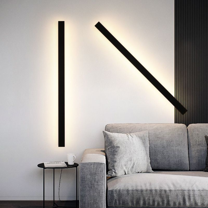 Wall Sconce Lighting Simple Style LED Metal Sconce Light Fixture