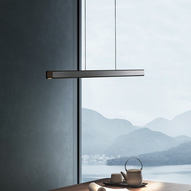 Simple Hanging Island Light Modern Metal LED Hanging Lighting Fixture for Sitting Room