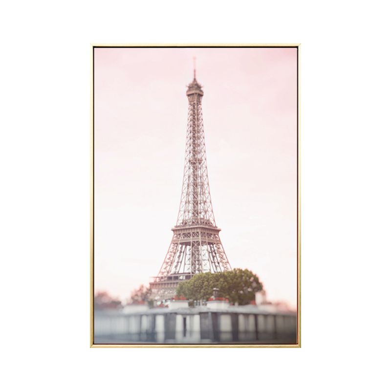 Architecture Painting for Girls Bedroom in Pastel Color, Multiple Sizes Available